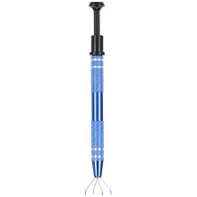 Waterproof Stainless Steel Pick Up Tool Four Claw Design Non Slip Ergonomic Handle Precision Sorting Small Parts Pickup Tool For Jewelry Watch Repair