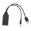 Bluetooth 5.0 Receiver Cable AUX USB Adapter for Car Stereo Black 2