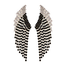 Statement Studs Women's Sparkling Crystal Tassel Dangle Earrings Fashion Earring Handmade Earring Fine Jewelry Eco Friendly Material Lightweight