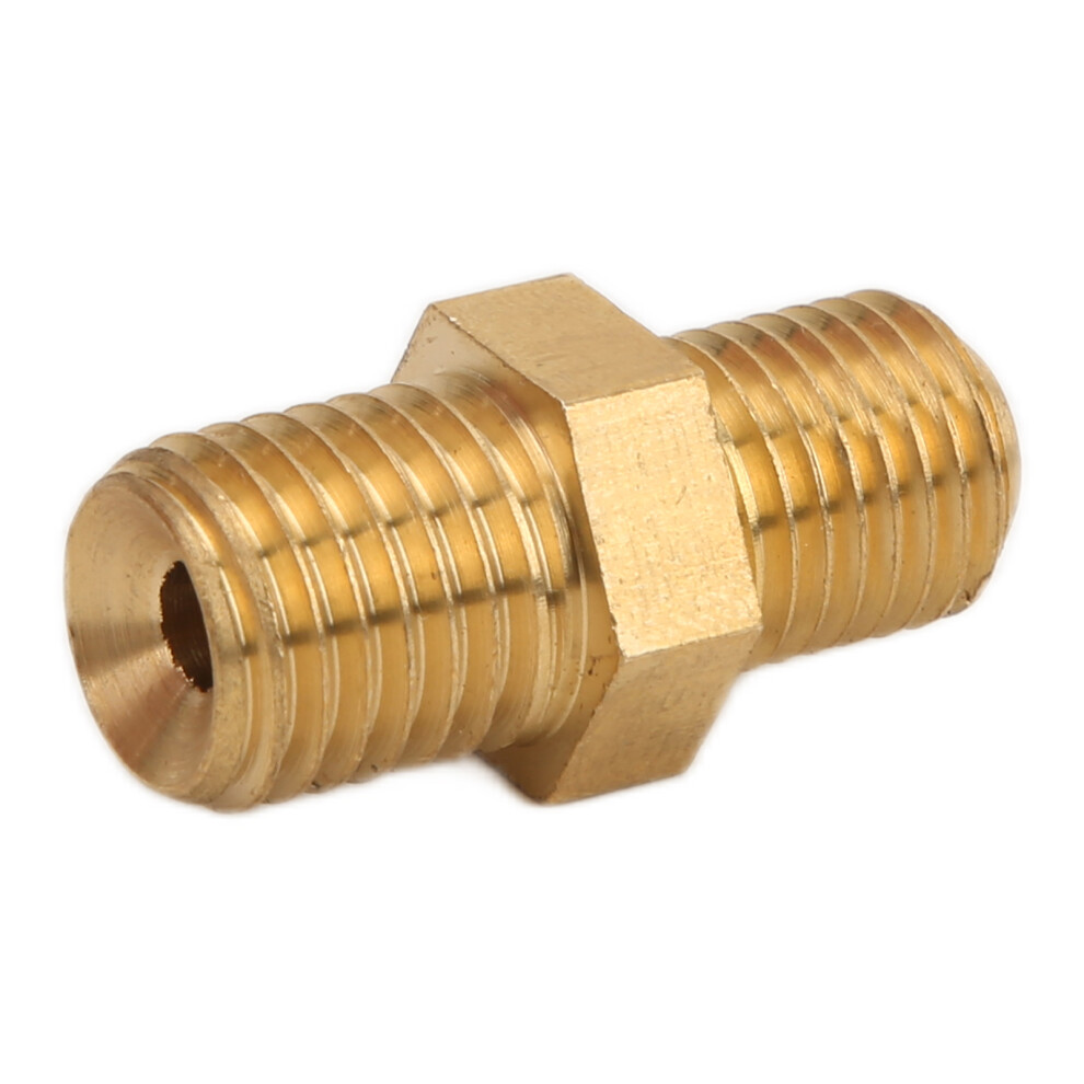 Operating Temperature Range Brass Tube Fitting Half Union45degree Flare Head Tube Connection Low Magnetic Permeability Corrosion Resistance 9448483245074