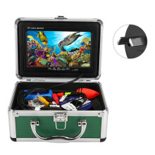 Justerbara LED-lampor Undervattensfiskekamera 7-tums HD-färgskärm Vattentät IP68HD DVR-skärm Uppladdningsbart batteri Bärbar fisksökare för