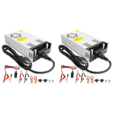 2X 12V 50A 600W Switching Power Adapter Set,Switching Converter 110 AC to 12 Volt Converter for Electronic US Plug