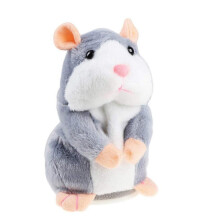 Adorable Gift Talking Hamster Repeats What You Say Fun Toy Uplifting Companion Interactive Plush Mimicry Toy Cute Sound Effects Great Gift for Kids