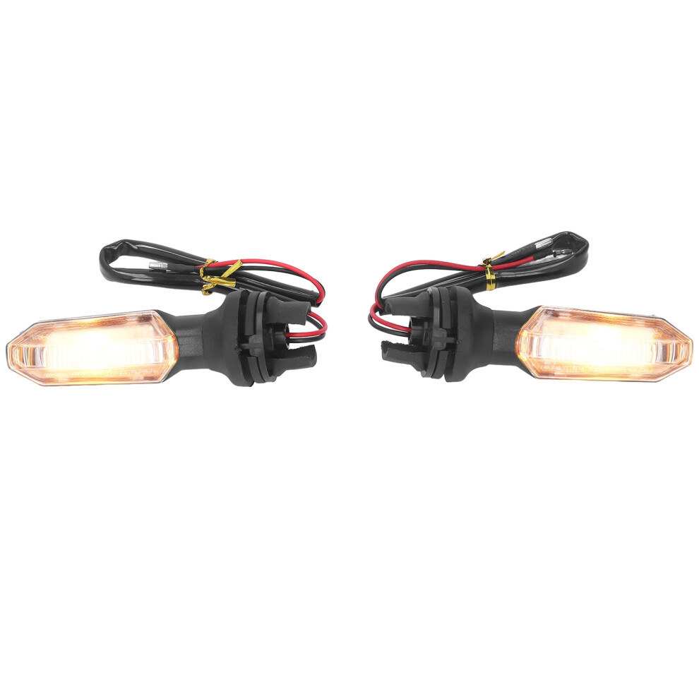 Led Turn Signal Indicators For Motorcycles Quality Acrylic Material Cool Appearance Design Universal Led Waterproof Abs Compatibility With Amber 9049227940325