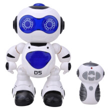 Wiederaufladbarer interaktiver Roboter, programmierbarer LED-RC-Roboter mit Sprachfunktion, LED-Gesichtslicht, drahtlose Steuerung, Programmierung,