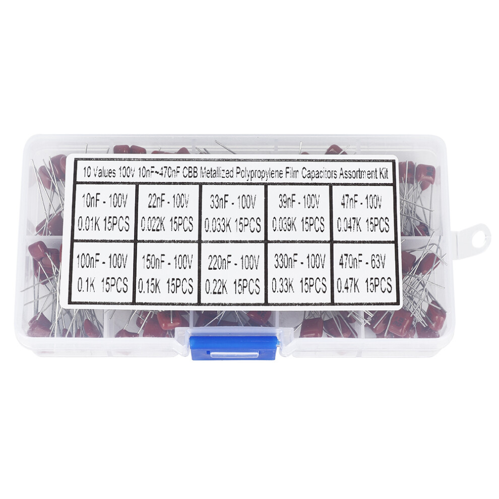 Electronic Rectifiers Metallized Polypropylene Film Capacitor Assortment Kit Electrical Performance Flame Retardant Insulating Material Ac Dc Circuit 9009879123521