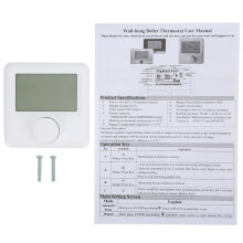 Programowalny termostat LCD, cyfrowy termostat z przyciskami dotykowymi, inteligentny termostat do elektrycznych systemów grzewczych, wysoka