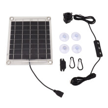 Solar Powered Submersible Water Pump Adjustable Flow Environmentally Friendly High Efficiency Fountain System For Hydroponics Garden Pond Farming