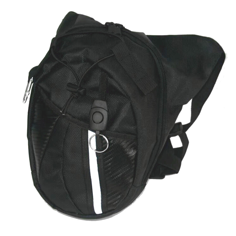 Multiple Compartments Leg Bag For Motorcyclists, Tactical Thigh Bag With Breathable Mesh Back Lightweight Durable Fanny Pack, Waterproof Travel 9049227940813