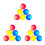18Pcs Glow Electronic Balls Assorted Color Night Training Easy to Spot 6