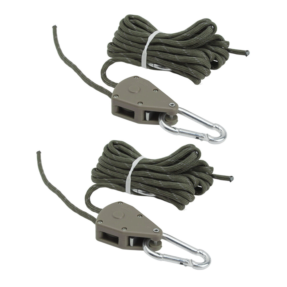 Retractable Heavy Duty Ratchet Tie Down Straps Rope Pulley System With Easy Installation Versatile Use In Tents Kayaks Canopies And More 9071309168013