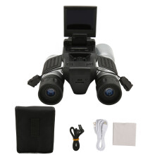 Digital Binocular Camera With LCD Display And Optical Zoom, HD Digital Video Non-Chromatic Aberration Imaging Clear Field Of View Durable Rubber
