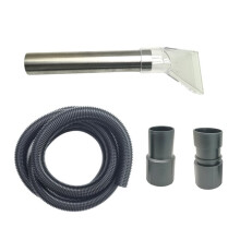 Universal Hand Extractor Hose with Transparent Nozzle Set for Wet Dry Vacuum Carpet and Floor Cleaning 3.5M