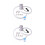 2Sets Zwembad Waterpomp Filter Circulatie Plastic 9