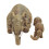 WJ7041 Hand Painted Resin Elephant Statue Baby 1