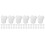 150St Compacte Gecomprimeerde Badhanddoeken Van -Geweven Stof, Wit 3