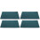 4St Donkergroene Sieraden Organizer Inserts Ringen DIY 4