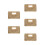 5St Beige Boho Avondtas Dames Met Geweven Polyester 4