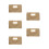 5St Beige Boho Avondtas Dames Met Geweven Polyester 5