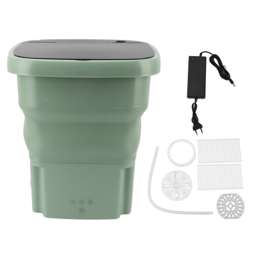 Mini Folding Washer 15L 350x350x390mm Grass Green 2