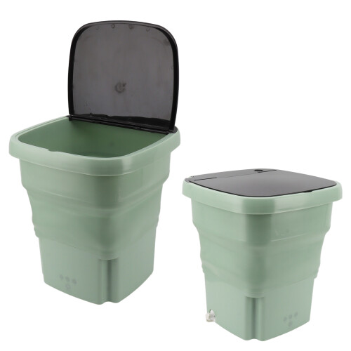 Mini Folding Washer 15L 350x350x390mm Grass Green