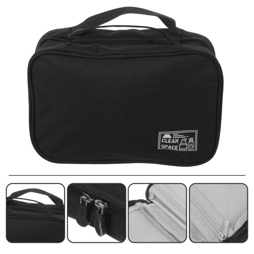 4St Grote Hangende Toilettas Zwart Polyester En Camping 2