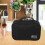 4St Grote Hangende Toilettas Zwart Polyester En Camping 4