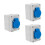 3St Waterdichte ABS Buiten Aansluiting Box IP65 Zwart Multifunctioneel 4