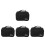 4St Grote Hangende Toilettas Zwart Polyester En Camping 6