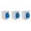 3St Waterdichte ABS Buiten Aansluiting Box IP65 Zwart Multifunctioneel 6