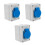 3St Waterdichte ABS Buiten Aansluiting Box IP65 Zwart Multifunctioneel 7