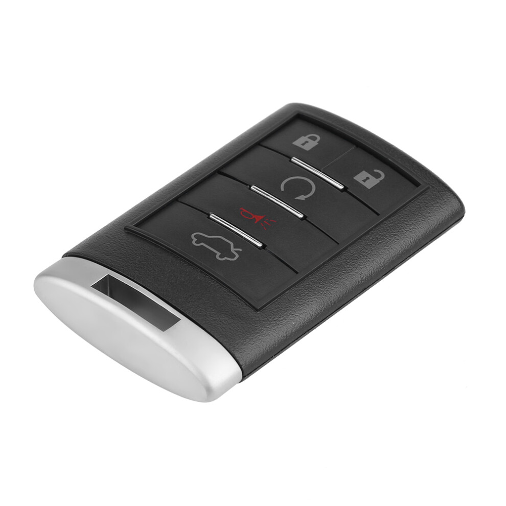 Car 5 Button Remote Key Fob For Cadillac Cts 2008-2013 315Mhz Black 3671392615157