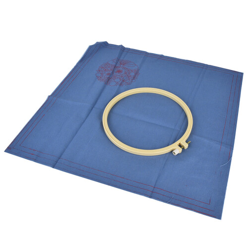 DIY Embroidery Gift Set Ideal Size for Multiple Tries Versatile Use Premium Quality Fabric Smooth Texture Includes Instructions for Easy Operation 1