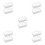 10Sets Plastic Watch Box Met Schuim Vak Transparant 10