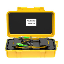 OTDR Launch Cable Box Dead Zone Eliminator Fiber Rings Fiber Optic OTDR Launch Cable Box 2km SC/APC-FC/APC