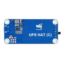 Waveshare Uninterruptible Power Supply UPS HAT voor Raspberry Pi Zero-serie (pinheader moet worden gesoldeerd), stabiele 5V-uitgangsstroom