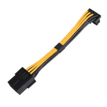 8Pin Card Extention Power Cable PCIe 8Pin Female to 8Pin Male Elbow 90 Degree Cable Card Power Cable,B