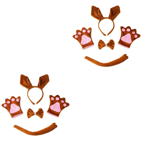 8St Dierenkostuums Cosplay Feest Accessoires Set 2