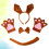 8St Dierenkostuums Cosplay Feest Accessoires Set 9