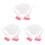 3Sets Roze Set Haarverfkom En Salon Borstel Met Flexibele 4