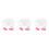 3Sets Roze Set Haarverfkom En Salon Borstel Met Flexibele 6