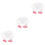 3Sets Roze Set Haarverfkom En Salon Borstel Met Flexibele 7
