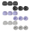 （Black)6 PCS Silicone Earplugs Compatible with Samsung Galaxy Buds Pro 3