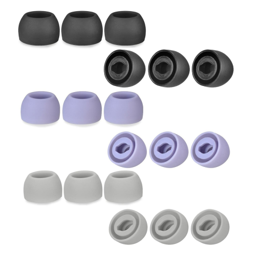 （Black)6 PCS Silicone Earplugs Compatible with Samsung Galaxy Buds Pro 2