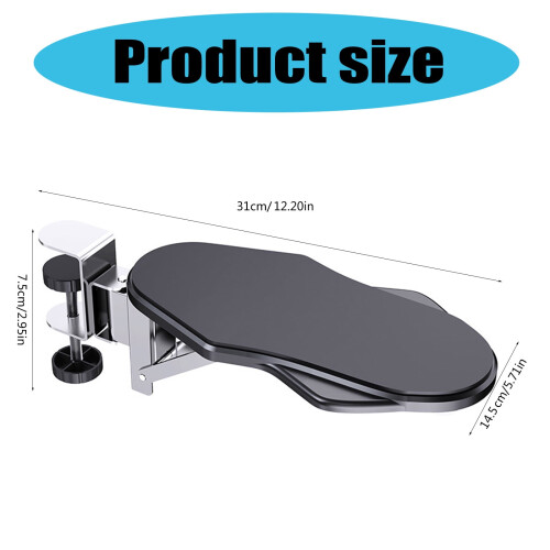 Repose-bras d'ordinateur pour bureau, support de repose-bras réglable pour bureau d'ordinateur, support de repose-bras ergonomique. 2