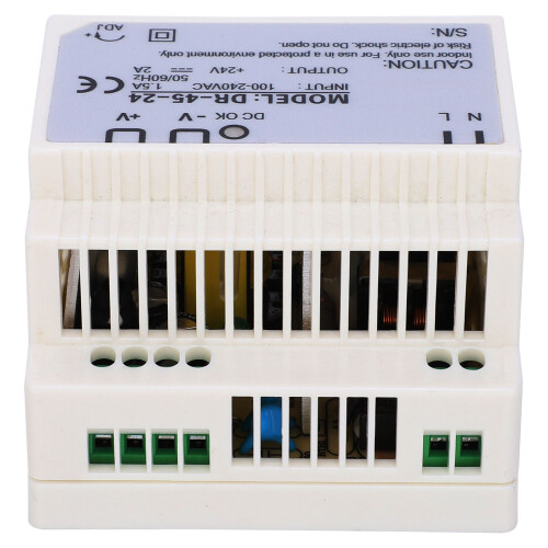 Προστασία από υπερφόρτωση Τροφοδοτικό AC DC Switching Μετασχηματιστής τάσης ράγας DIN 1