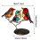 Metal Bird Figurine Ornament Style B 3