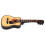 Holz-Gitarrenornament Schwarz 15