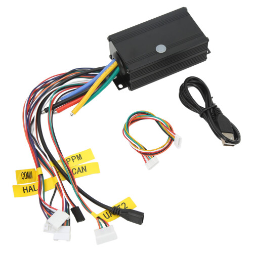 Versatile Control Modes Electric Speed Controller, Brushless Motor Driver Controller with Dual Module Control Maximum Current120A Bluetooth Module 2