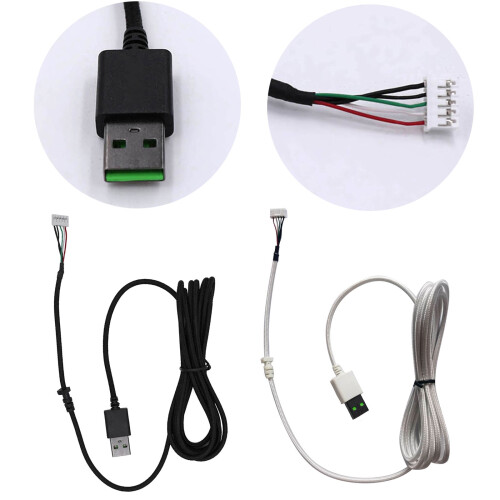 Linjer erstatnings PVC USB-kabel for DeathAdder Essential 6400 DPI 1